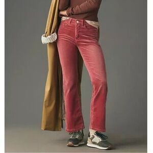 Pilcro Red Ankle Cropped Pants